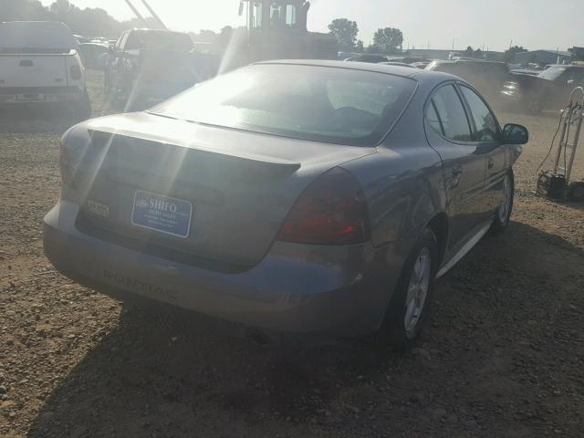 2G2WP552681117387 - 2008 PONTIAC GRAND PRIX GRAY photo 4