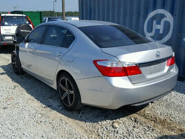 1HGCR2F37FA063097 - 2015 HONDA ACCORD LX SILVER photo 3