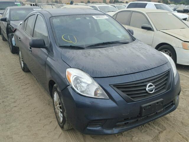 3N1CN7AP0FL833363 - 2015 NISSAN VERSA S BLUE photo 1