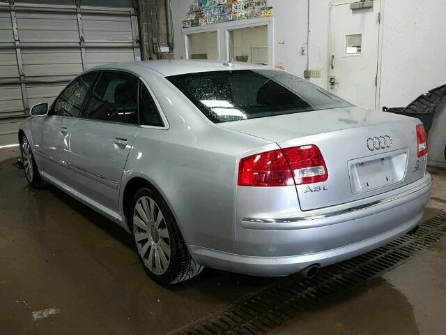 WAUMV44E57N022960 - 2007 AUDI A8 L QUATT SILVER photo 3