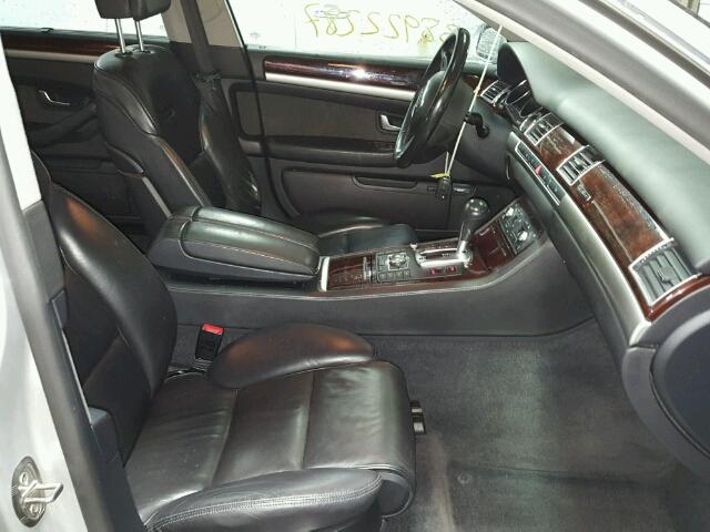 WAUMV44E57N022960 - 2007 AUDI A8 L QUATT SILVER photo 5