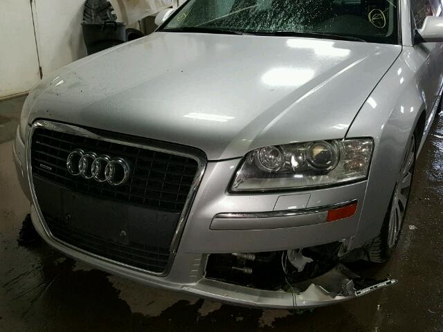 WAUMV44E57N022960 - 2007 AUDI A8 L QUATT SILVER photo 9