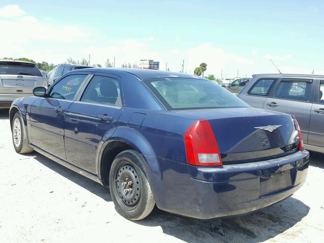 2C3LA43R36H336343 - 2006 CHRYSLER 300 BLUE photo 3