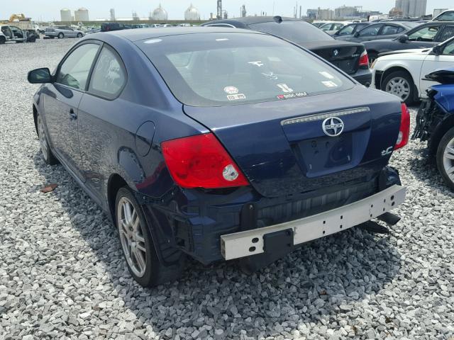 JTKDE177160134206 - 2006 TOYOTA SCION TC BLUE photo 3