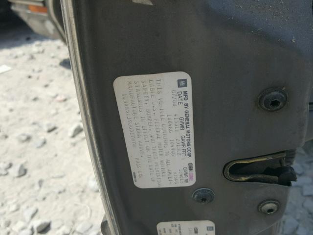 1G3AM5139JG317878 - 1988 OLDSMOBILE CUTLASS CI 灰色 照片 10