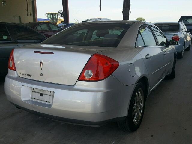 1G2ZG57B194192174 - 2009 PONTIAC G6 SILVER photo 4