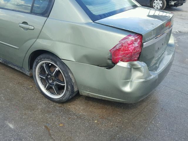 1G1ZS51F56F145244 - 2006 CHEVROLET MALIBU LS GREEN photo 9