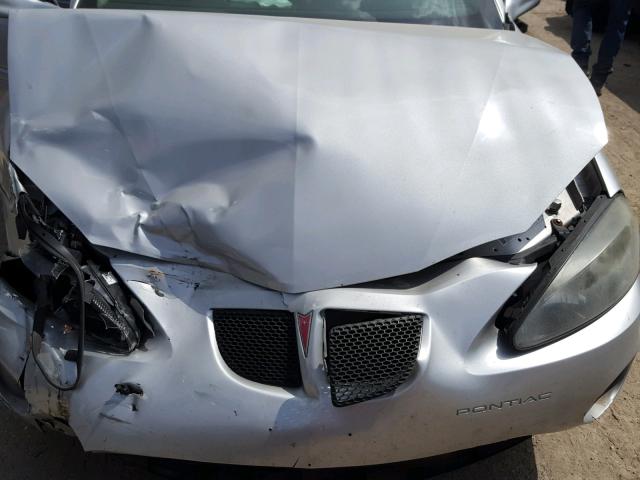 2G2WS522751175913 - 2005 PONTIAC GRAND PRIX SILVER photo 7