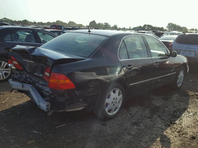 JTHBN30F820080651 - 2002 LEXUS LS 430 BLACK photo 4