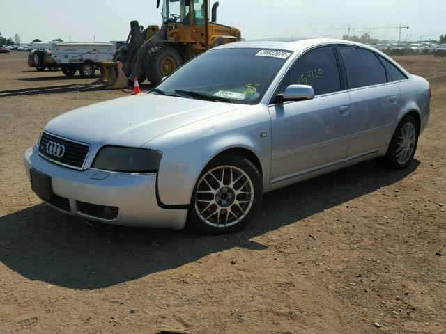 WAULD64B03N013402 - 2003 AUDI A6 2.7T QU SILVER photo 2