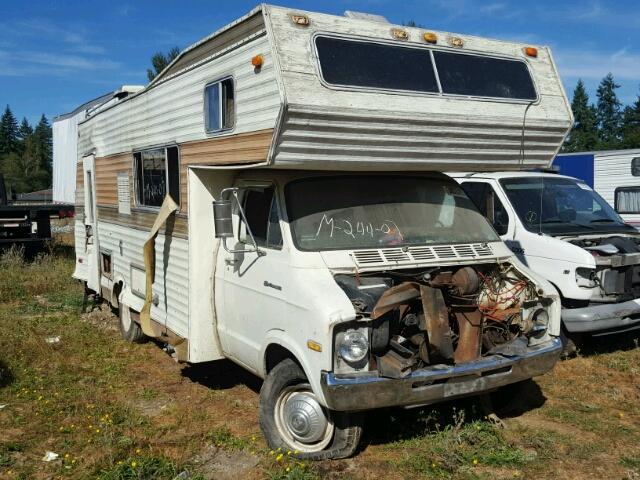 B30BF3V030956 - 1974 EZ MOTORHOME WHITE photo 1