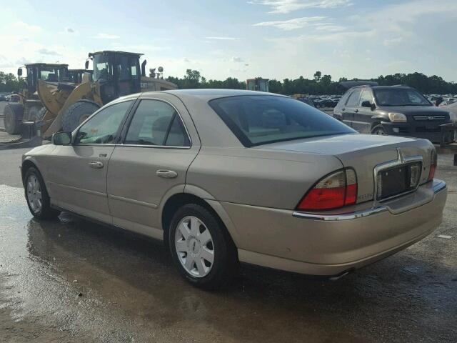 1LNHM86S95Y614760 - 2005 LINCOLN LS თაფლისფერი ფოტო 3