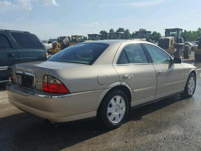 1LNHM86S95Y614760 - 2005 LINCOLN LS თაფლისფერი ფოტო 4