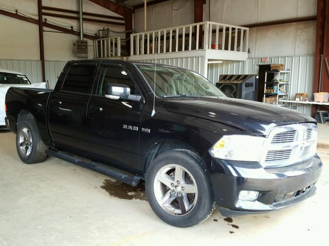 1D3HB13T29S749593 - 2009 DODGE RAM 1500 BLACK photo 1