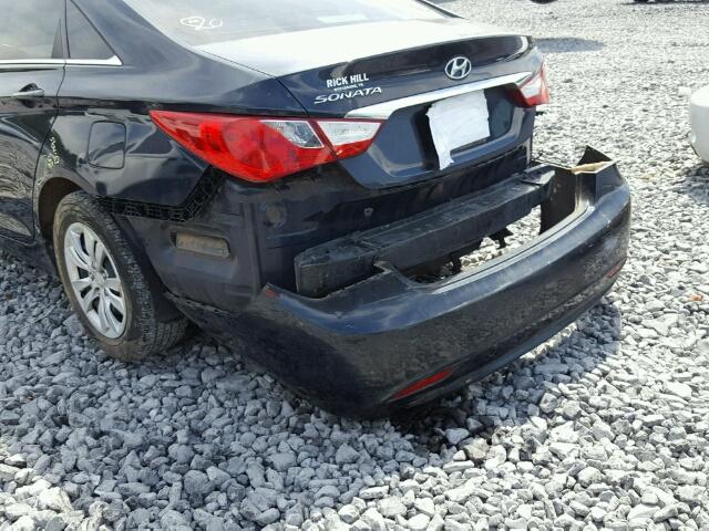 5NPEB4AC0BH035207 - 2011 HYUNDAI SONATA GLS BLUE photo 9