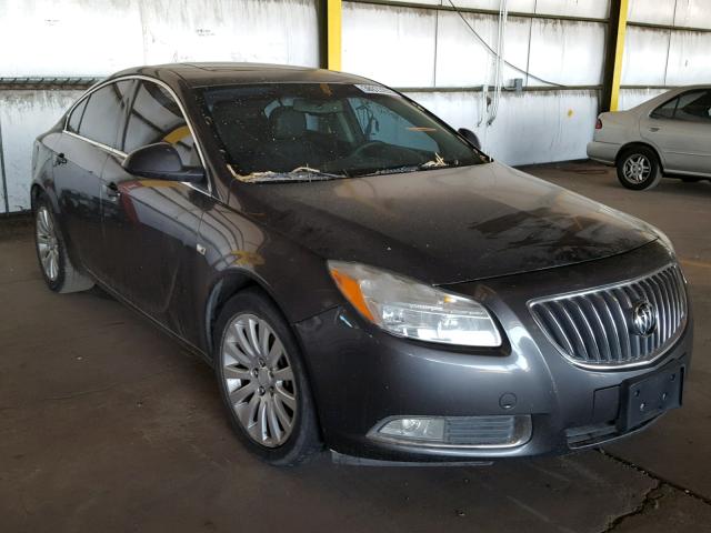 W04GS5EC0B1012424 - 2011 BUICK REGAL CXL GRAY photo 1