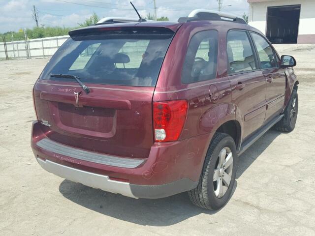 2CKDL63F776048911 - 2007 PONTIAC TORRENT RED photo 4