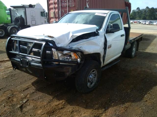 3C6LD5AT3CG284951 - 2012 DODGE RAM 2500 S WHITE photo 2
