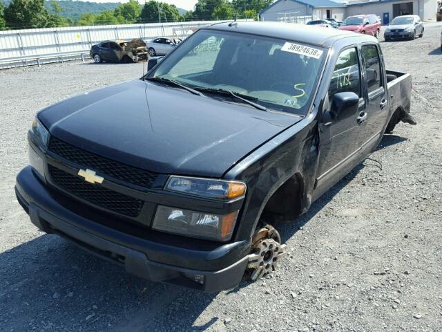 1GCHTCFEXC8113152 - 2012 CHEVROLET COLORADO L BLACK photo 2