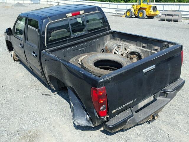1GCHTCFEXC8113152 - 2012 CHEVROLET COLORADO L BLACK photo 3