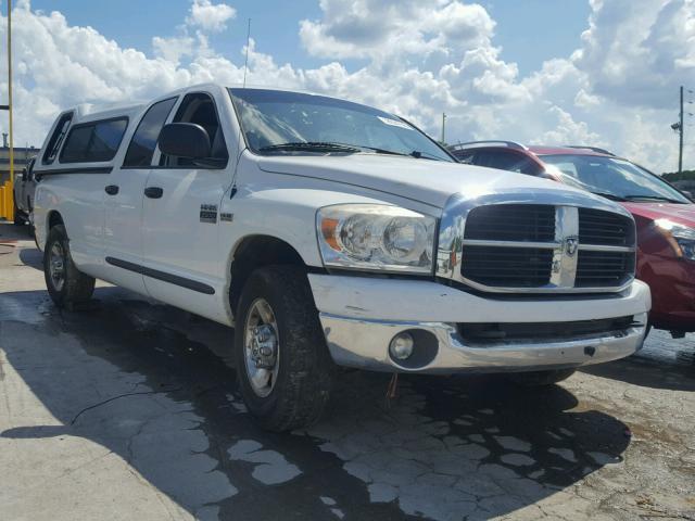 3D7KR28D77G770807 - 2007 DODGE RAM 2500 S WHITE photo 1