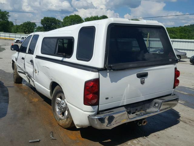 3D7KR28D77G770807 - 2007 DODGE RAM 2500 S Ağ foto 3