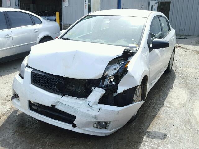 3N1AB6AP7AL682069 - 2010 NISSAN SENTRA 2.0 WHITE photo 2