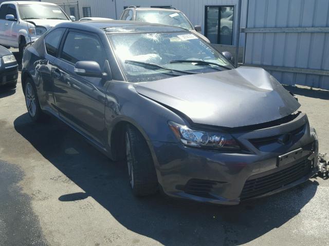 JTKJF5C71D3046068 - 2013 TOYOTA SCION TC GRAY photo 1