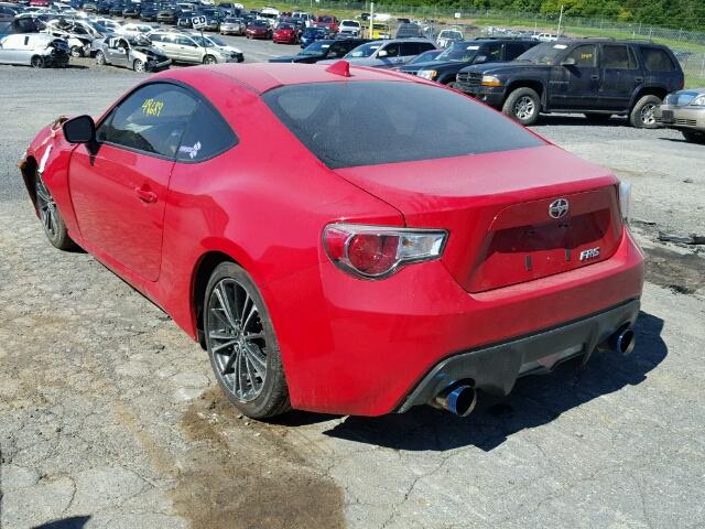 JF1ZNAA19F8712416 - 2015 TOYOTA SCION FR-S RED photo 3