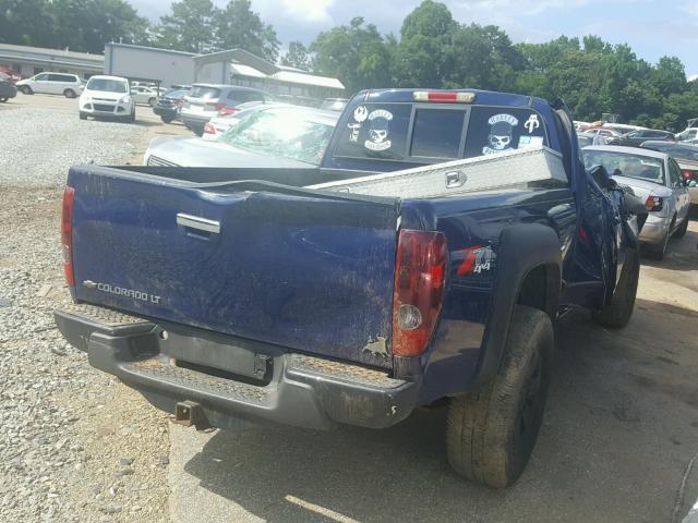 1GCJTDDE0A8116052 - 2010 CHEVROLET COLORADO L BLUE photo 4