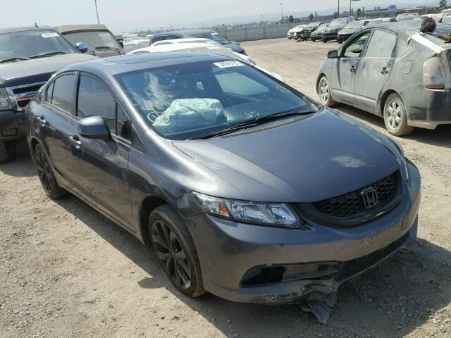 2HGFB6E50DH702981 - 2013 HONDA CIVIC CHARCOAL photo 1