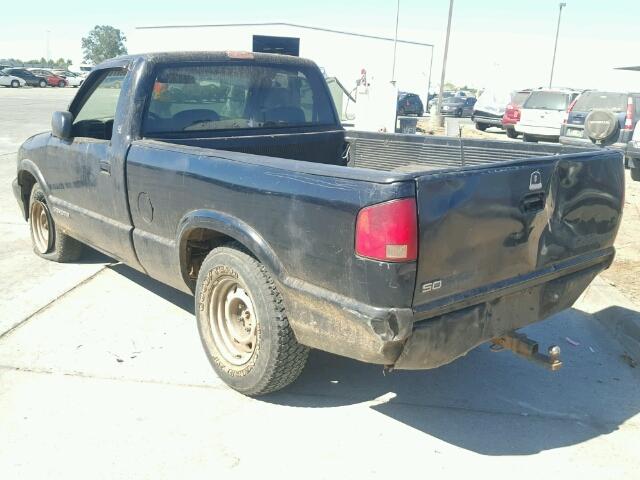 1GTCS1449S8525623 - 1995 GMC SONOMA BLACK photo 3