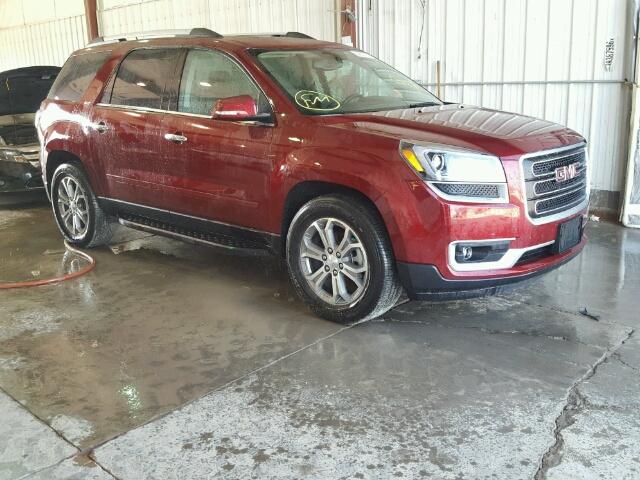 1GKKVRKD4FJ377436 - 2015 GMC ACADIA SLT RED photo 1