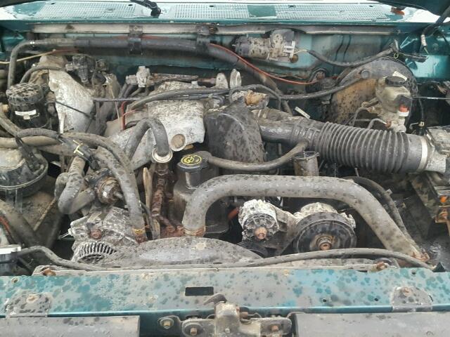 1FTEF15Y5TLB17732 - 1996 FORD F150 GREEN photo 7