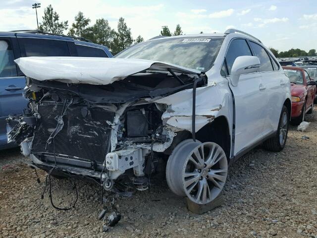 2T2BK1BA3EC225780 - 2014 LEXUS RX 350 WHITE photo 2