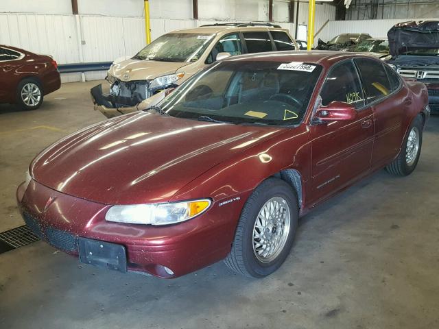 1G2WJ52K3YF268685 - 2000 PONTIAC GRAND PRIX RED photo 2