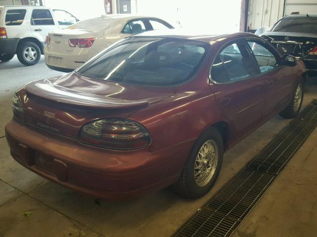 1G2WJ52K3YF268685 - 2000 PONTIAC GRAND PRIX RED photo 4