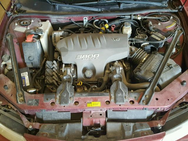 1G2WJ52K3YF268685 - 2000 PONTIAC GRAND PRIX RED photo 7