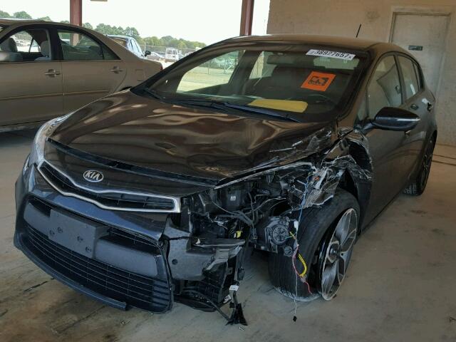 KNAFZ5A3XG5636862 - 2016 KIA FORTE SX BLACK photo 2