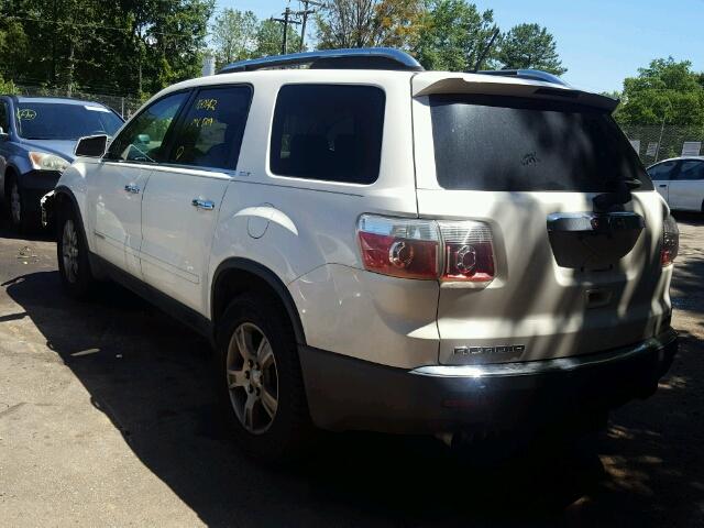 1GKEV33787J116444 - 2007 GMC ACADIA SLT თეთრი ფოტო 3