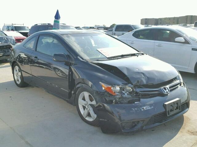 2HGFG12807H517238 - 2007 HONDA CIVIC EX შავი ფოტო 1