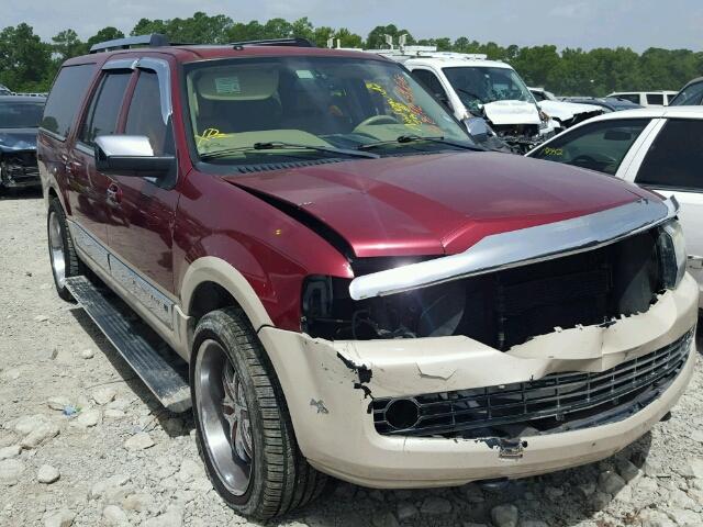 5LMFL27528LJ07021 - 2008 LINCOLN NAVIGATOR Bordeaux Foto 1