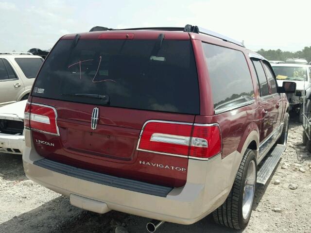 5LMFL27528LJ07021 - 2008 LINCOLN NAVIGATOR Bordeaux Foto 4