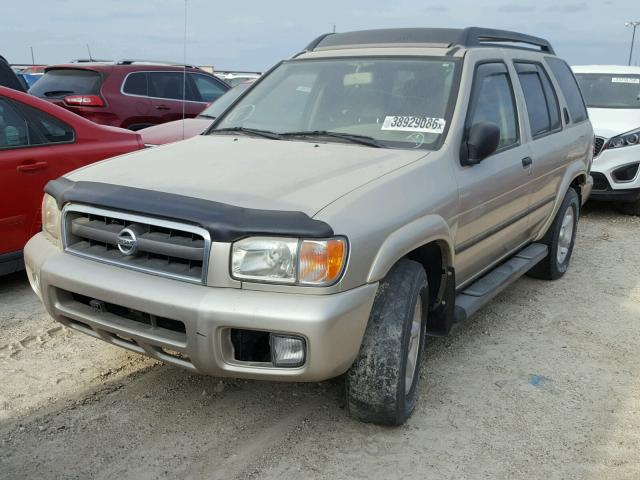 JN8DR09X43W713917 - 2003 NISSAN PATHFINDER GOLD photo 2