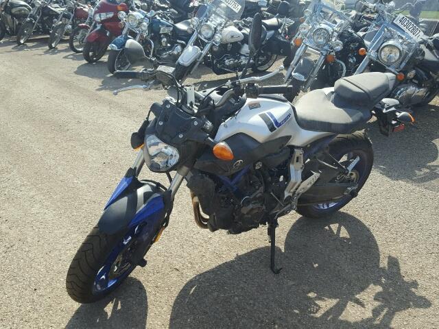 JYARM06E0GA010638 - 2016 YAMAHA FZ07 BLUE photo 2