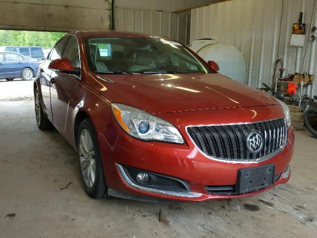 2G4GL5EX5E9187365 - 2014 BUICK REGAL RED photo 1