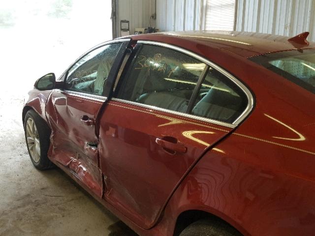 2G4GL5EX5E9187365 - 2014 BUICK REGAL RED photo 10