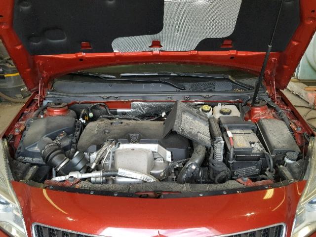 2G4GL5EX5E9187365 - 2014 BUICK REGAL RED photo 7