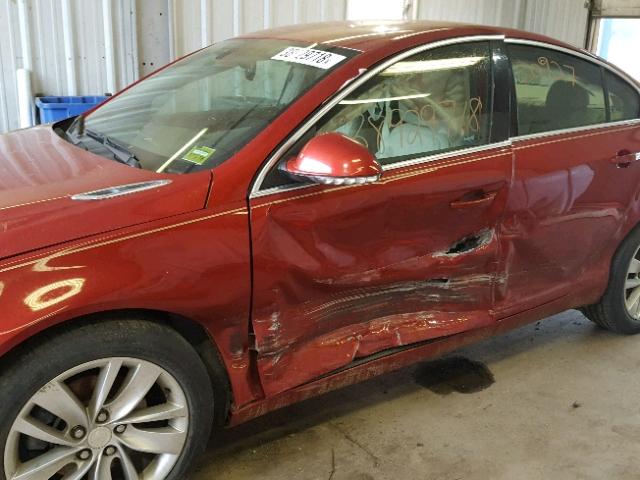 2G4GL5EX5E9187365 - 2014 BUICK REGAL RED photo 9