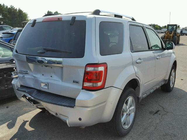 1FMCU9EG6CKA90741 - 2012 FORD ESCAPE LIM SILVER photo 4